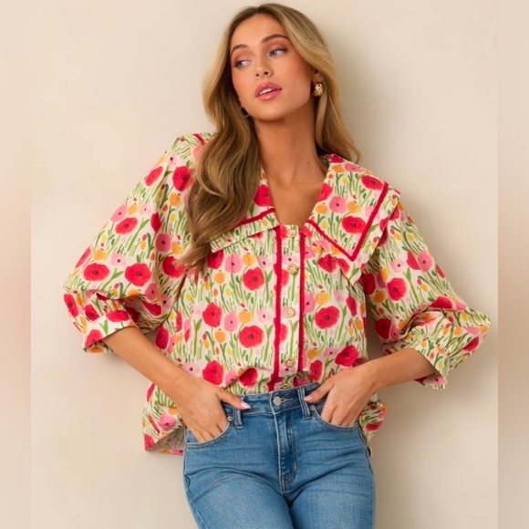 entro Tops - Entro Floral Blouse